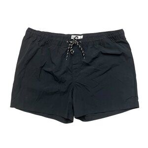 The Rail Mens Swim Trunks‎ Black XL Inseam Pool Beach Summer Minimalist